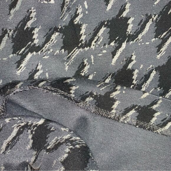 🆕 Gray Black Skirt Women’s PL Houndstooth Pencil Mini Business Workwear Summer - Picture 5 of 7